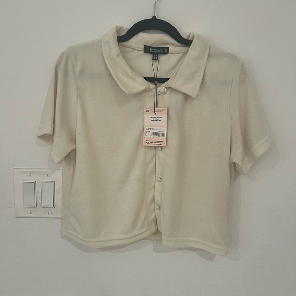 Missguided Tops - Missguided Terry Cloth Top